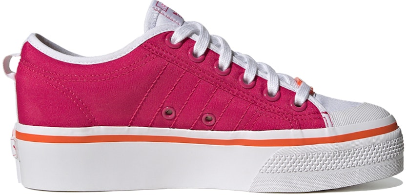 (W) adidas Originals Nizza Platform 'Putih Merah Jambu Jingga' S42604 Order (W) adidas Originals Nizza Platform 'Putih Merah Jambu Jingga' S42604