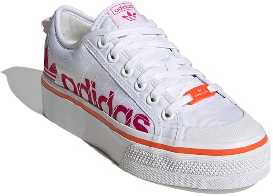 (W) adidas Originals Nizza Platform 'Putih Merah Jambu Jingga' S42604 Lookbook (W) adidas Originals Nizza Platform 'Putih Merah Jambu Jingga' S42604