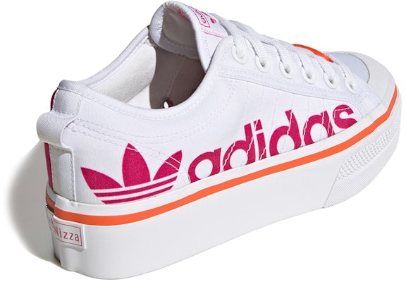 (W) adidas Originals Nizza Platform 'Putih Merah Jambu Jingga' S42604 Shop (W) adidas Originals Nizza Platform 'Putih Merah Jambu Jingga' S42604