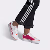Sizing (W) adidas Originals Nizza Platform ''Blanc Rose Orange'' S42604