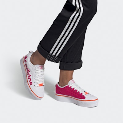 (W) 阿迪达斯 三叶草 Nizza 厚底 '白粉橘' S42604 Sizing (W) 阿迪达斯 三叶草 Nizza 厚底 '白粉橘' S42604