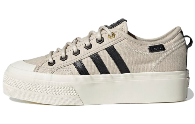 Buy (W) 아디다스 오리지널 니짜 플랫폼 로우 '그레이 블랙' GW6082