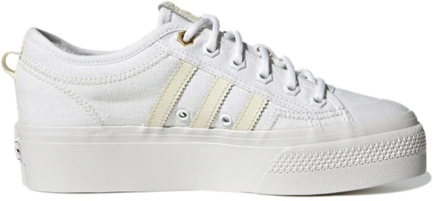 (W) adidas Originals Nizza Platform Mid 'Putih Awan' GW6086 Order (W) adidas Originals Nizza Platform Mid 'Putih Awan' GW6086