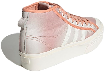 adidas originals NIZZA Platform Mid 厚底 中筒 溜板鞋 女款 米粉 Shop adidas originals NIZZA Platform Mid 厚底 中筒 溜板鞋 女款 米粉