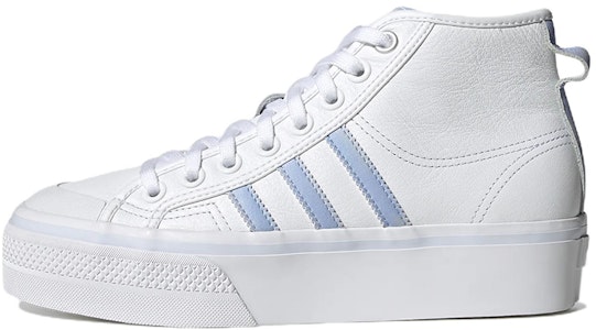 adidas originals Nizza Platform Mid 中筒增高厚底板鞋 女款 白色 Buy adidas originals Nizza Platform Mid 中筒增高厚底板鞋 女款 白色
