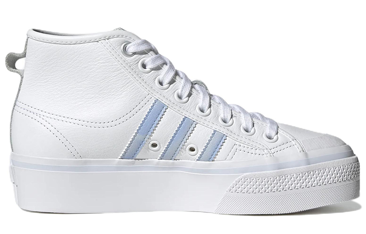 Order adidas originals Nizza Platform Mid 中筒增高厚底板鞋 女款 白色