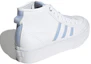 Shop adidas originals Nizza Platform Mid 中筒增高厚底板鞋 女款 白色