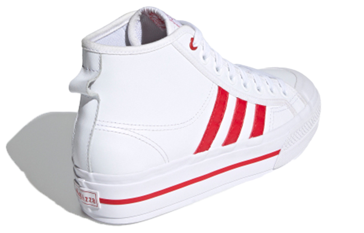 Shop (W) アディダス オリジナルス ニッツァ プラットフォーム MID 白×赤 H02971