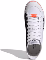 Purchase adidas originals NIZZA 平台高筒 板鞋 女款 白黑橙