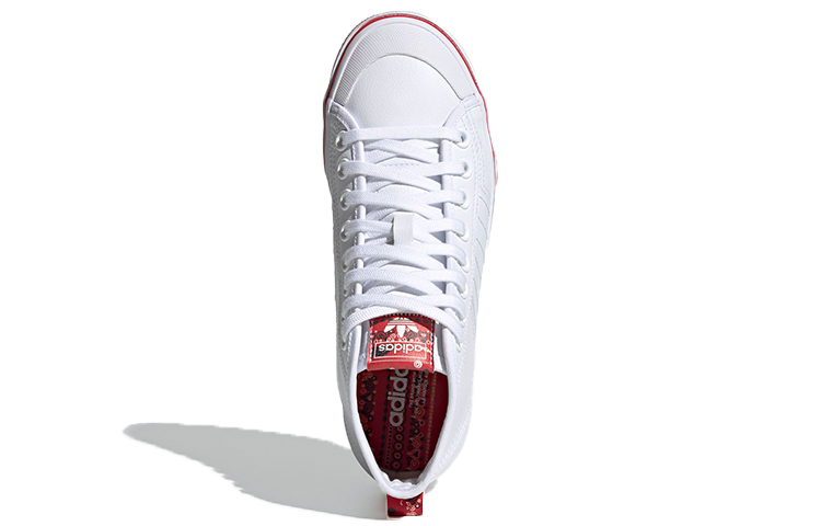 Purchase adidas originals Nizza Platform Mid 女款經典白