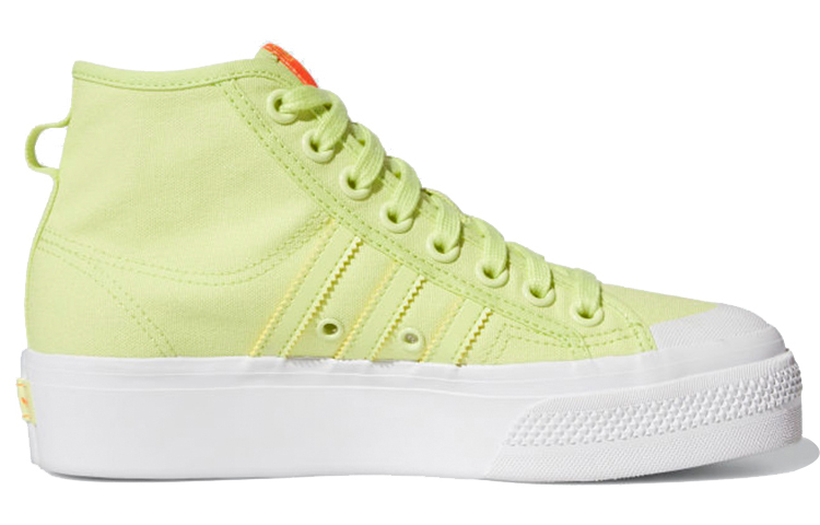 Order adidas Originals Nizza 厚底中筒鞋 女款 黃色