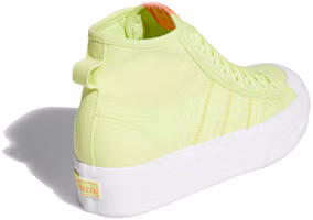 Shop adidas Originals Nizza 厚底中筒鞋 女款 黃色
