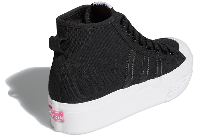 Shop adidas Originals Nizza 中筒女鞋 黑色