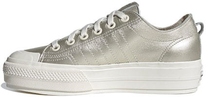 (Women) adidas originals Nizza Rf Platform 'White Gold' G55913 (Women) adidas originals Nizza Rf Platform 'White Gold' G55913