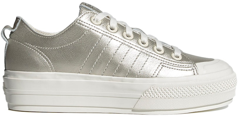(Women) adidas originals Nizza Rf Platform 'White Gold' G55913 Order (Women) adidas originals Nizza Rf Platform 'White Gold' G55913