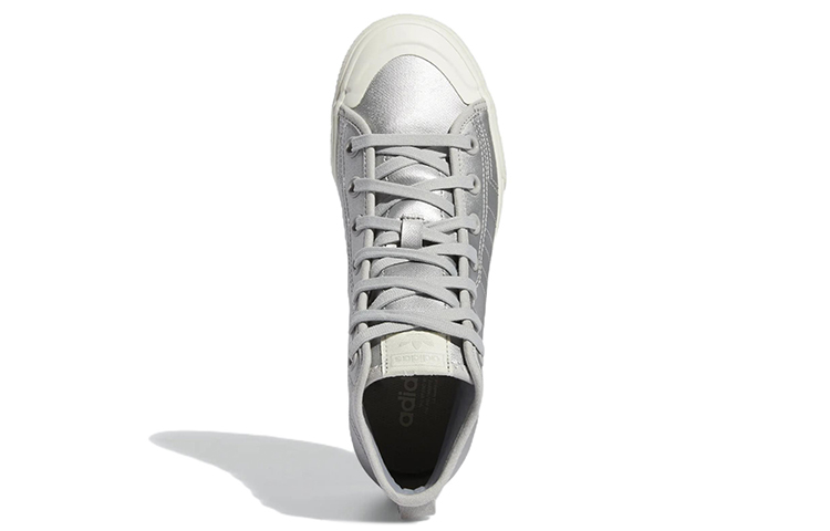 Purchase adidas originals Nizza Rf Platform Mid 舒適耐磨板鞋 女款 銀色