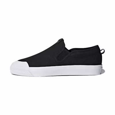 (W) adidas originals Nizza Slipon 'Black White'