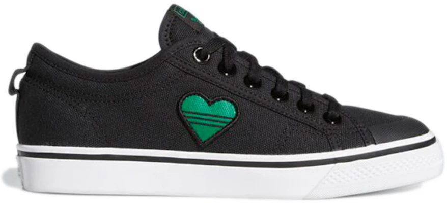 (W) adidas Originals Nizza Trefoil ''Nero Bianco'' H02543 Order (W) adidas Originals Nizza Trefoil ''Nero Bianco'' H02543