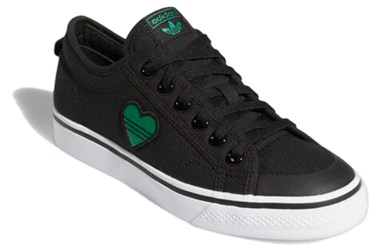 Lookbook (W) adidas Originals Nizza Trefoil ''Nero Bianco'' H02543