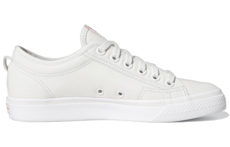 (W) adidas originals Nizza Trefoil 'White Red' 圖 2