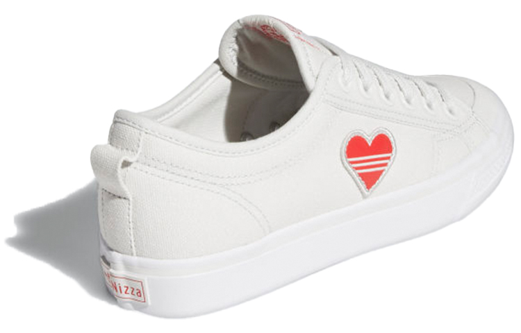 (W) adidas originals Nizza Trefoil 'White Red' 圖 4
