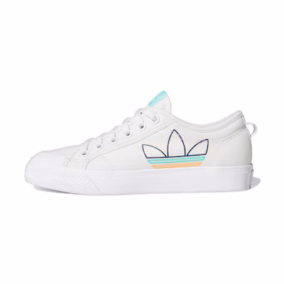 (W) adidas originals Nizza Trefoil 'White'