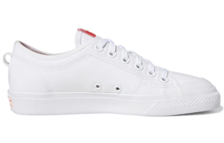 (W) adidas originals Nizza Trefoil 'White Red' 圖 2