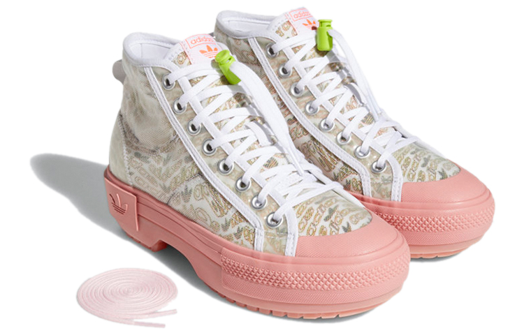 Shop (W) adidas Originals Nizza Trek ''Roze Hoge Schoen'' Q46130