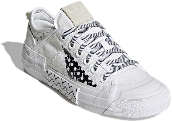 (Women) adidas originals Nizza Multi Foxing Sneakers White/Black GW5821 Lookbook (Women) adidas originals Nizza Multi Foxing Sneakers White/Black GW5821
