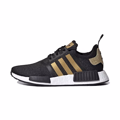 (W) adidas NMD_R1 'Black Gold Metallic'