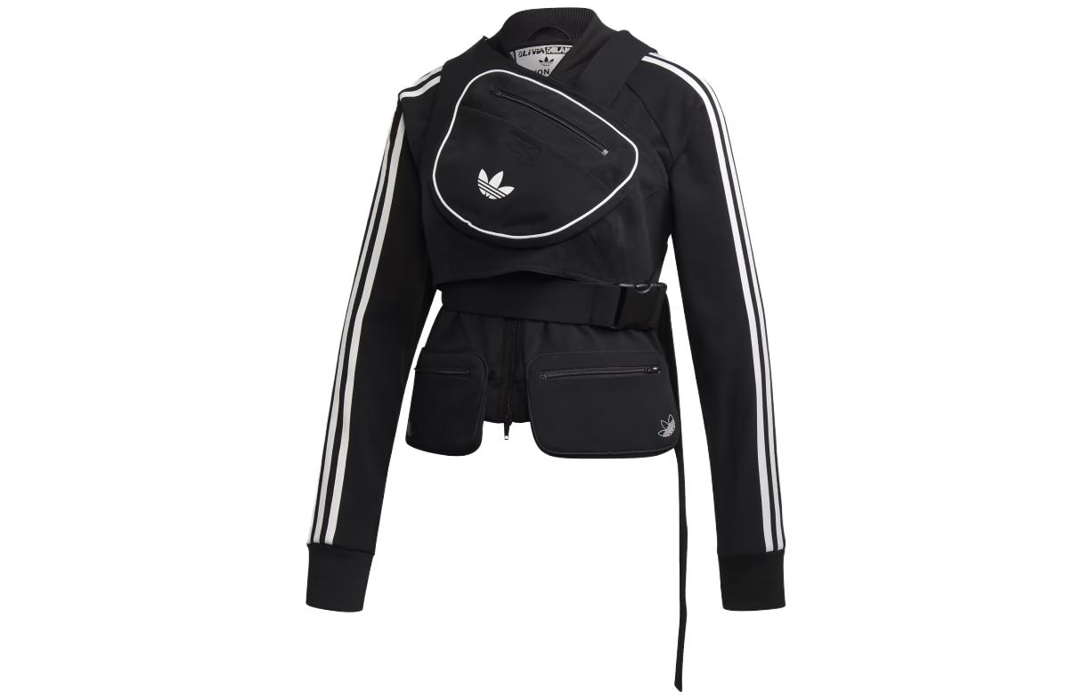 (Women) adidas Originals Olivia Oblanc SST Ji Won Choi Striped Logo Jacket GL6126