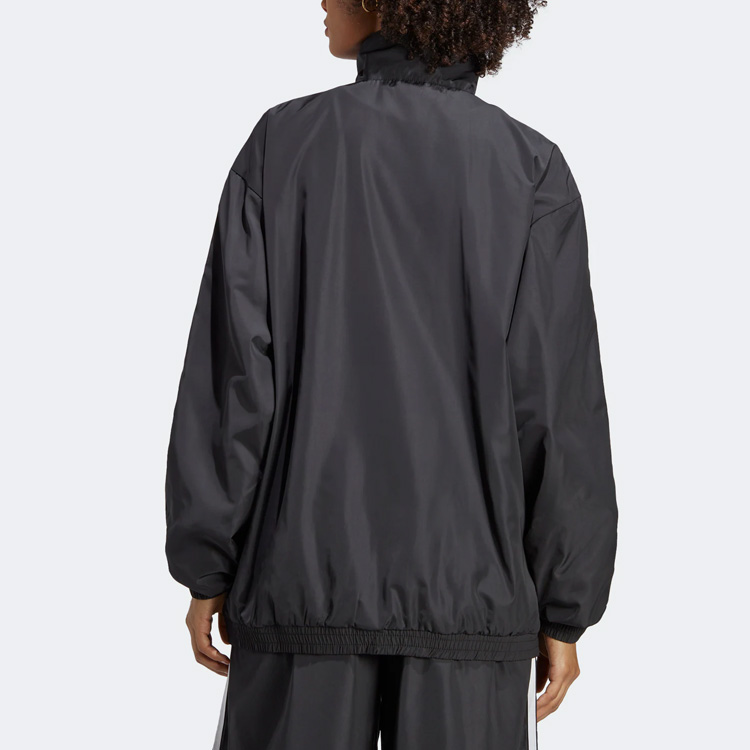 (Women) adidas Originals Oversized Track Jacket Grey Retro Embroidered Logo IP7142 圖 5