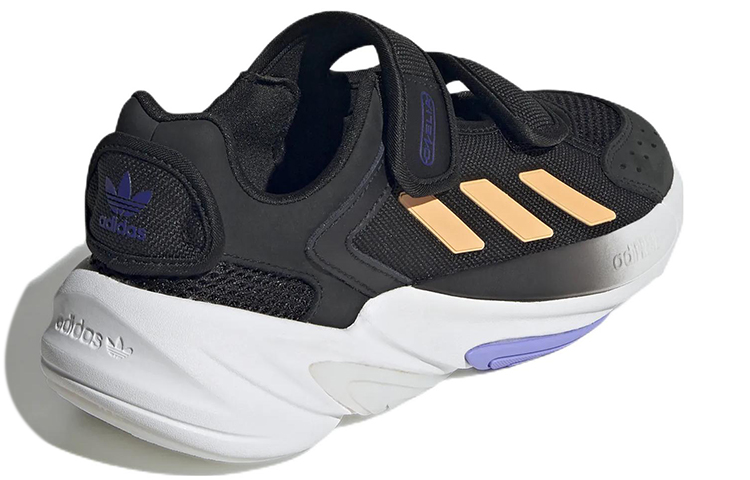 Shop adidas originals Ozelia Strap 復古低筒運動休閒鞋 女款 黑色