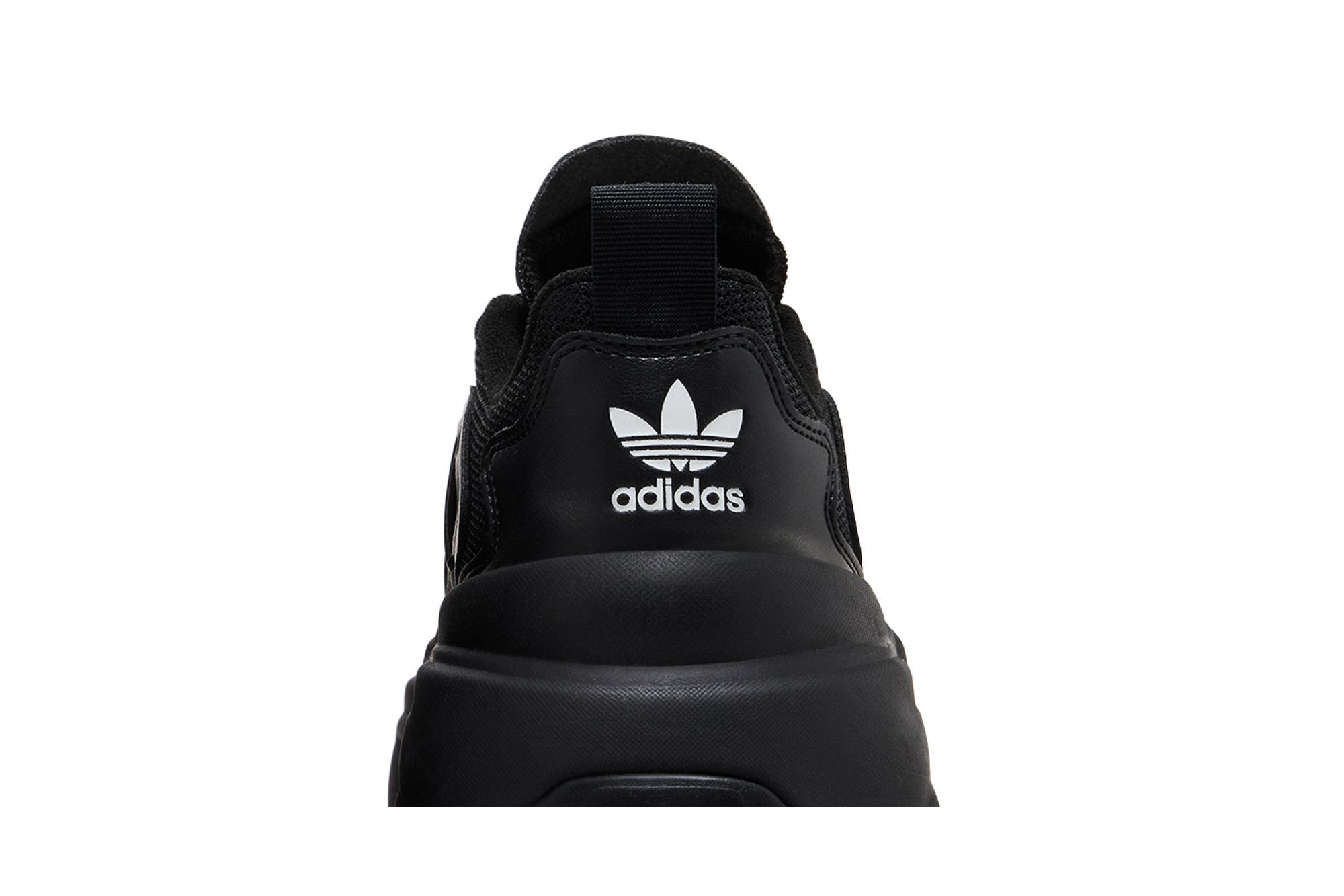 Sizing (W) adidas Originals OZGAIA 黑色平底舒適老爹鞋 JQ4110
