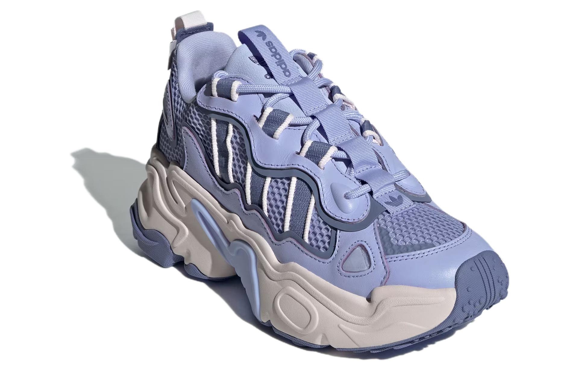 Lookbook adidas originals Ozthemis 舒適百搭 減震耐磨 低筒 爸爸鞋 女款 紫色