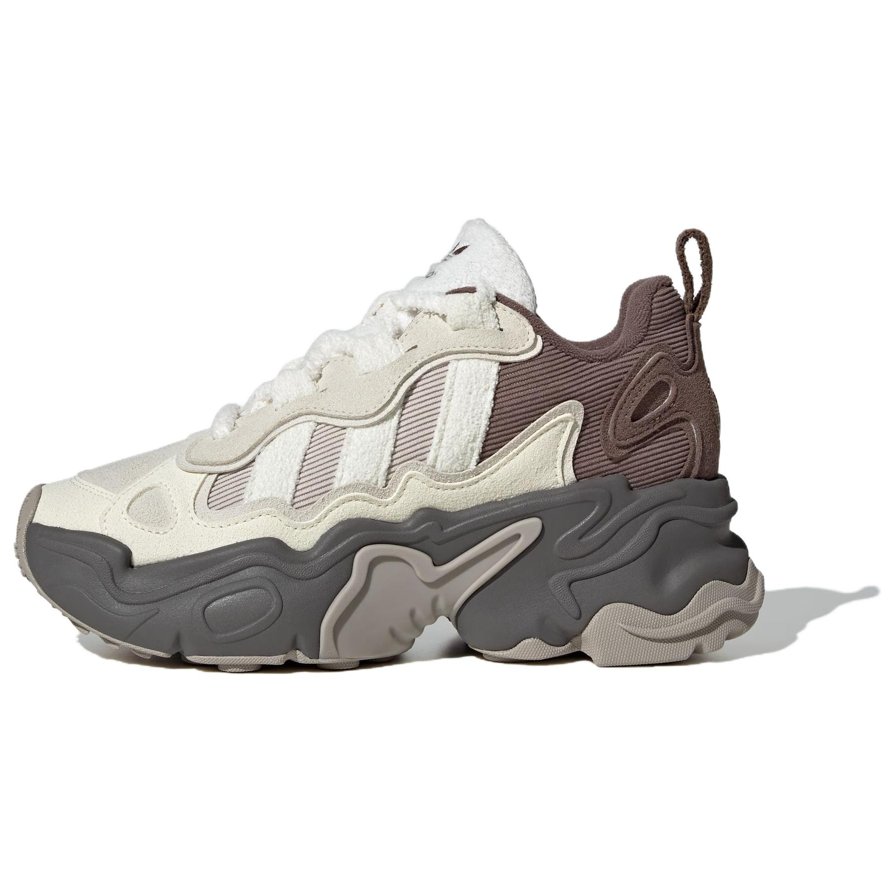 (Women) adidas Originals Ozthemis White Brown Casual Dad Shoes Comfortable & Durable JP8043