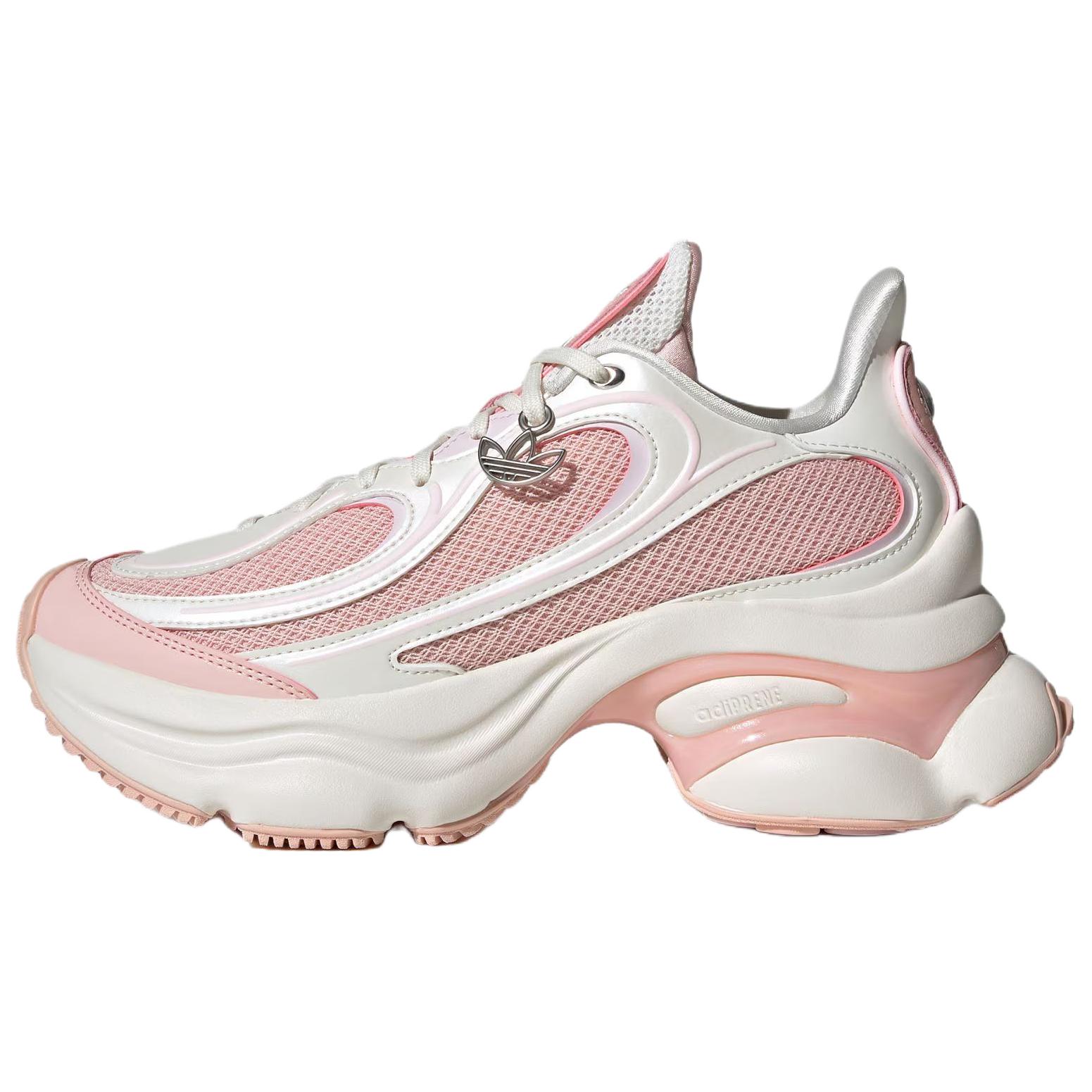 (Women) adidas Originals Ozvenuz Casual Shoes Pink White Soft Comfort KI0556