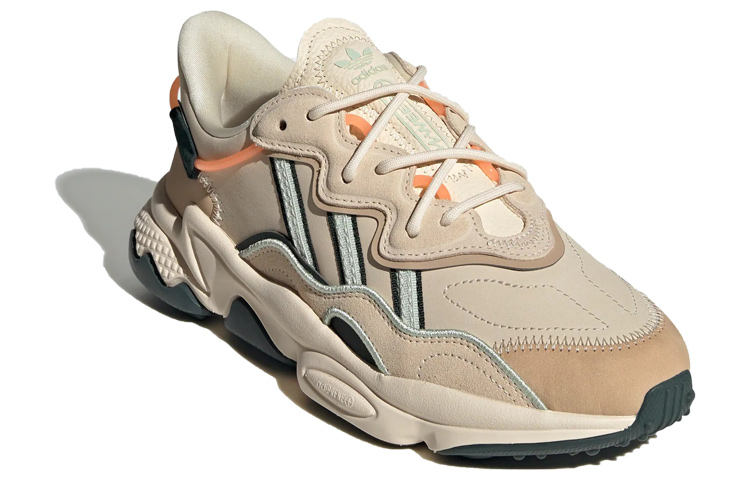 Lookbook adidas originals Ozweego W 防滑耐磨 低筒 運動休閒鞋 女款 米色