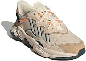 adidas originals Ozweego W 防滑耐磨 低筒 運動休閒鞋 女款 米色 Lookbook adidas originals Ozweego W 防滑耐磨 低筒 運動休閒鞋 女款 米色