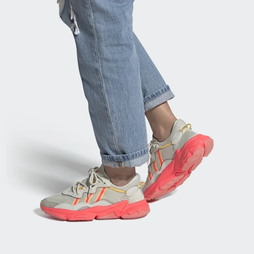 (W) adidas originals Ozweego 'Gray Pink Orange' 圖 7