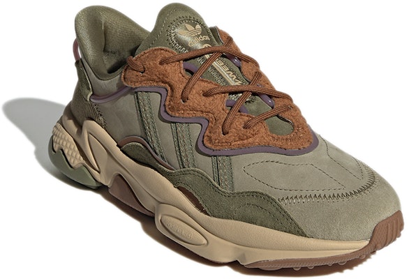 (Women) adidas originals Ozweego 'Green Brown' GX8824 Lookbook (Women) adidas originals Ozweego 'Green Brown' GX8824