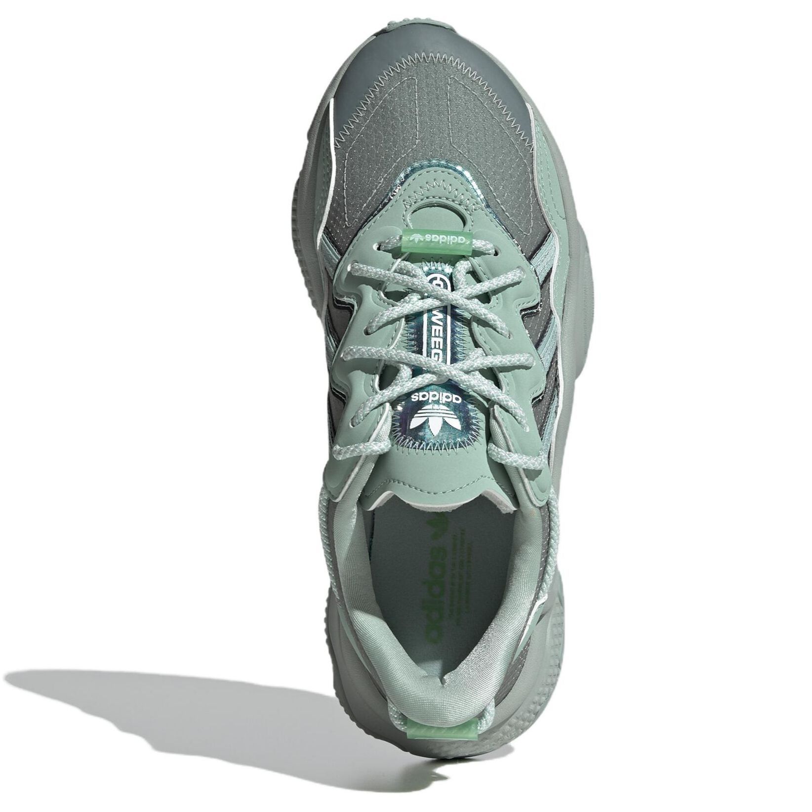 Shop (W) 아디다스 오즈위고 '그레이 그린' (Adidas Ozweego 'Grey Green') GW3319