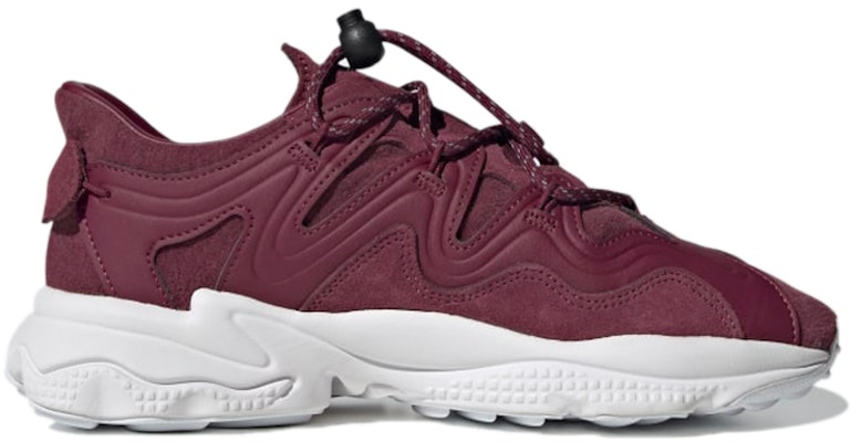 adidas originals Ozweego Plus 減震防滑 復古運動鞋 女款 暗紅色 Order adidas originals Ozweego Plus 減震防滑 復古運動鞋 女款 暗紅色