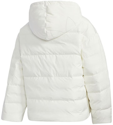 (W) アディダス オリジナルズ パッド入り フードジャケット 冬用アウター ホワイト GV4105 Lookbook (W) アディダス オリジナルズ パッド入り フードジャケット 冬用アウター ホワイト GV4105