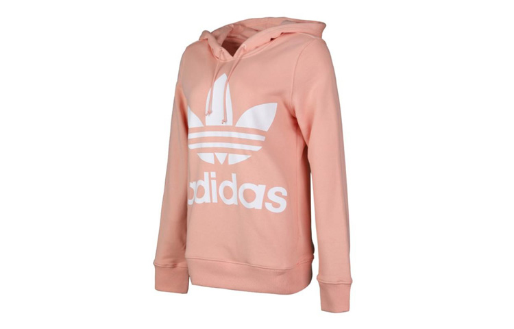 (Women) adidas Originals Pink Pullover Sweatshirt - Spring/Fall Activewear DV2560