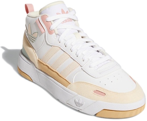 (W) 아디다스 오리지널 포스트업 '화이트 크림 핑크' GX0828 Lookbook (W) 아디다스 오리지널 포스트업 '화이트 크림 핑크' GX0828