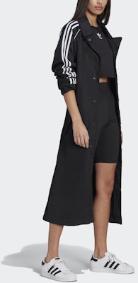 (W) 阿迪达斯 Originals PRIMEBLUE 中长款风衣 黑色 GM5367 Details for (W) 阿迪达斯 Originals PRIMEBLUE 中长款风衣 黑色 GM5367