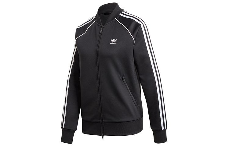 (Women) adidas Originals PRIMEBLUE SST Black 3-Stripes Track Jacket GD2374