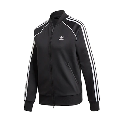 (Women) adidas Originals PRIMEBLUE SST Black 3-Stripes Track Jacket GD2374