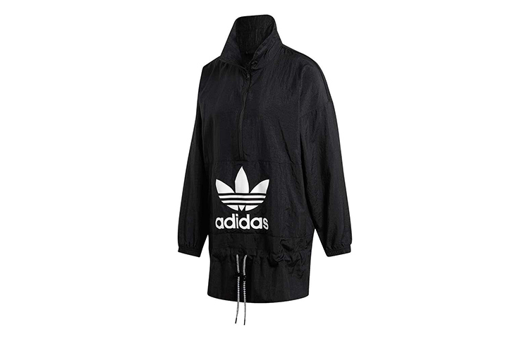 (Women) adidas Originals Printed Pullover Track Jacket Black ED7595